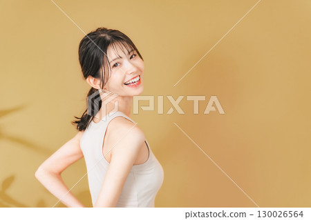 Beauty portrait of middle-aged woman Beauty portrait of middle-aged woman 130026564
