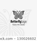Modern Butterfly Vector Logo Design 130026602