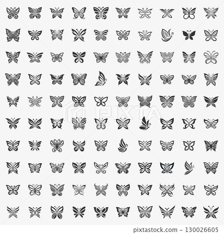 Powerful Butterfly Artwork Logo Design 130026605