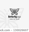 Strong Butterfly Abstract Logo Design 130026607