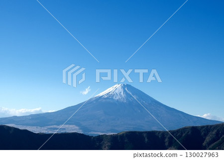 神奈川縣足柄下郡箱根町_從大涌谷眺望富士山_2024年11月7日 130027963