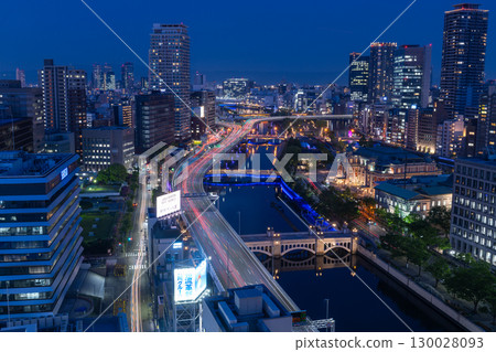 大阪府:中之島的夜景與大阪市容 大阪府:中之島的夜景與大阪市容 130028093
