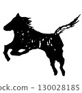 插畫：馬，手繪 130028185