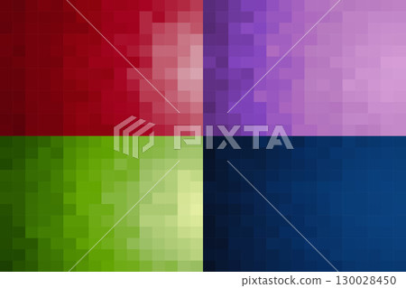 abstract minimal pack of 4 pixel background blue red green purple gradient color vector template for poster presentation slide 130028450
