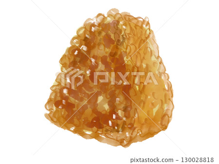 手繪水彩插圖新鮮出爐的美味烤飯糰 130028818