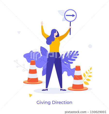 Modern Business Character Concept. Vector Illustration 130029001
