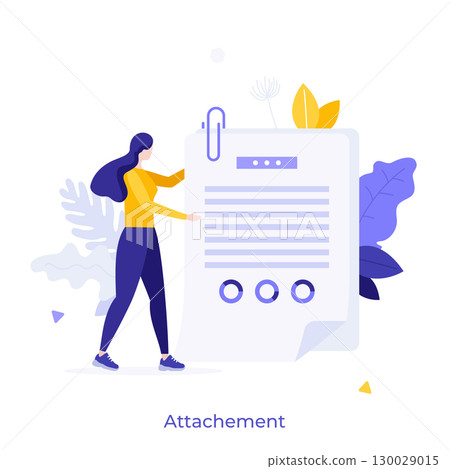 Modern Business Character Concept. Vector Illustration 130029015