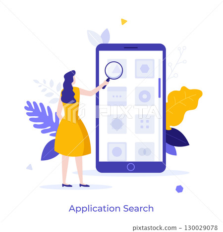 Modern Business Character Concept. Vector Illustration 130029078