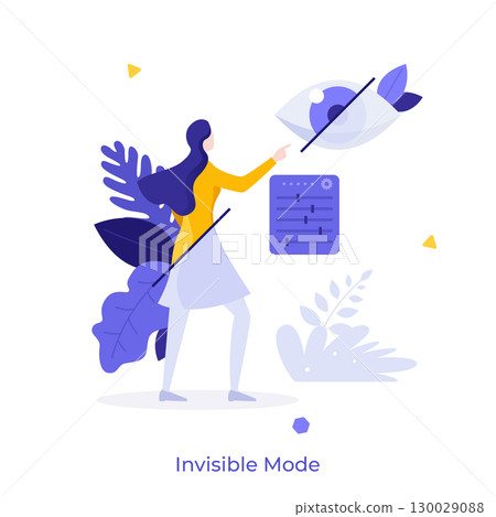 Modern Business Character Concept. Vector Illustration 130029088
