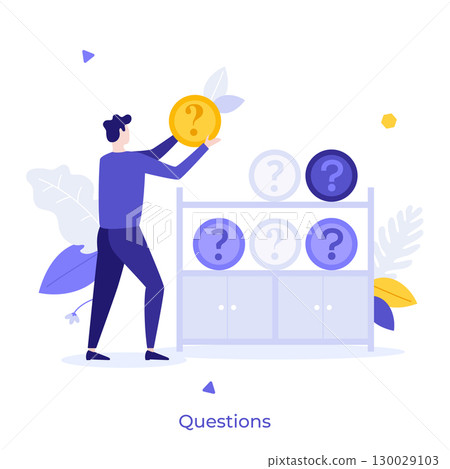 Modern Business Character Concept. Vector Illustration 130029103