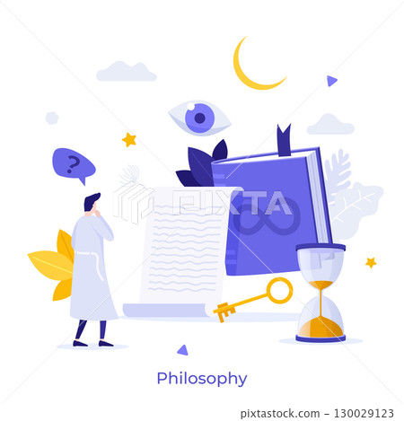 Modern Business Character Concept. Vector Illustration Modern Business Character Concept. Vector Illustration 130029123