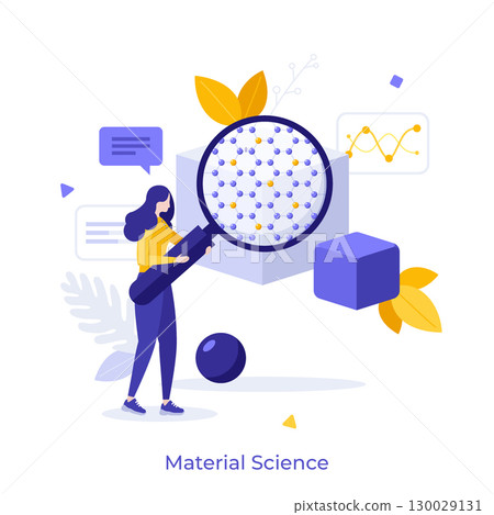 Modern Business Character Concept. Vector Illustration 130029131