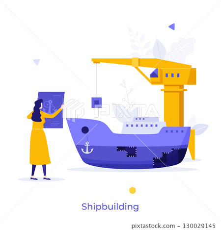 Modern Business Character Concept. Vector Illustration 130029145