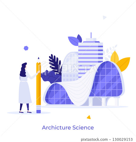 Modern Business Character Concept. Vector Illustration Modern Business Character Concept. Vector Illustration 130029153