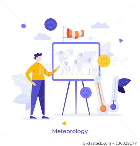 Modern Business Character Concept. Vector Illustration 130029177