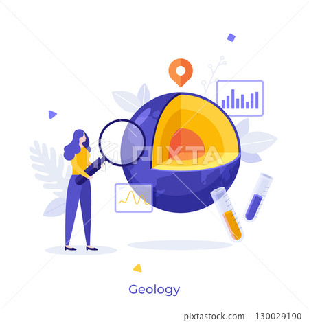 Modern Business Character Concept. Vector Illustration 130029190
