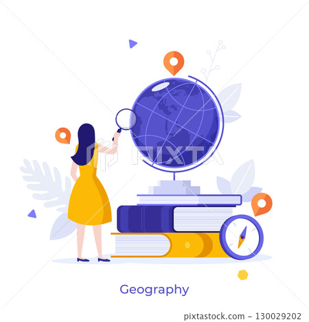 Modern Business Character Concept. Vector Illustration 130029202