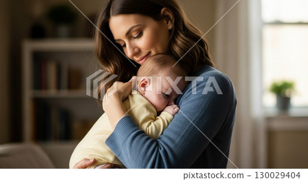Baby and mother 130029404