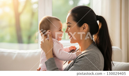 Baby and mother 130029405