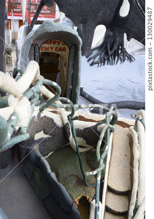 Fragment of the Nga Guest House (Crazy House) of unusual fabulous architecture built since 1990 130029487