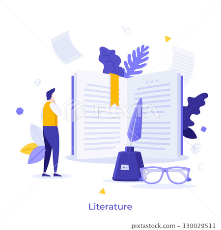 Modern Business Character Concept. Vector Illustration 130029511