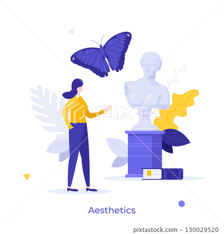 Modern Business Character Concept. Vector Illustration Modern Business Character Concept. Vector Illustration 130029520