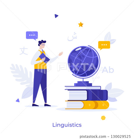 Modern Business Character Concept. Vector Illustration Modern Business Character Concept. Vector Illustration 130029525