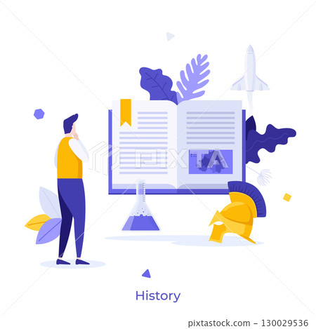 Modern Business Character Concept. Vector Illustration 130029536