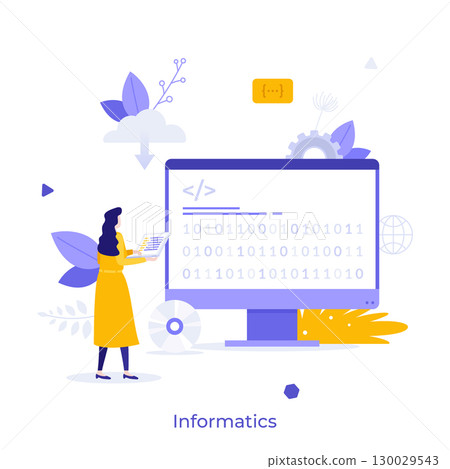 Modern Business Character Concept. Vector Illustration Modern Business Character Concept. Vector Illustration 130029543