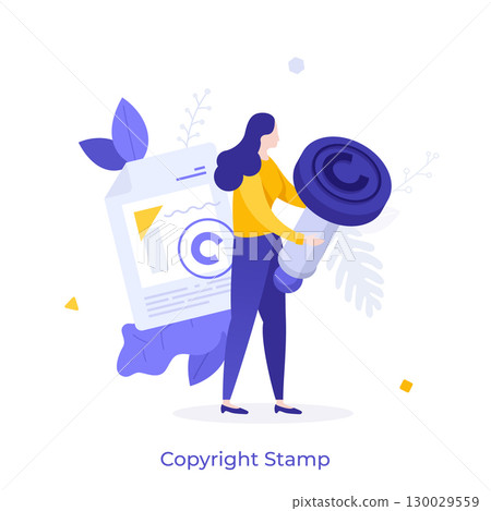 Modern Business Character Concept. Vector Illustration 130029559