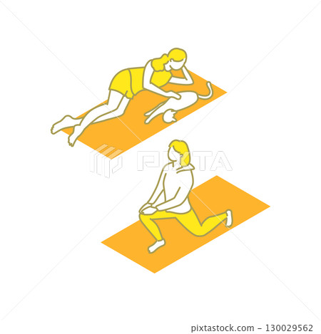 共享房屋的可愛插圖 共享房屋的可愛插圖 130029562