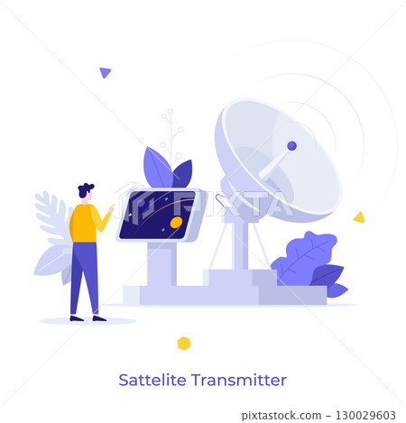 Modern Business Character Concept. Vector Illustration 130029603