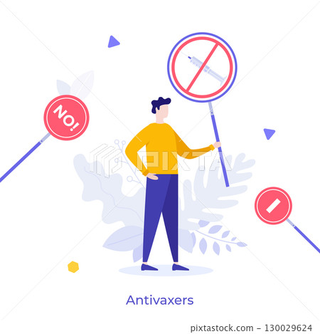 Modern Business Character Concept. Vector Illustration Modern Business Character Concept. Vector Illustration 130029624