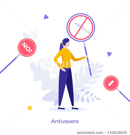 Modern Business Character Concept. Vector Illustration Modern Business Character Concept. Vector Illustration 130029626