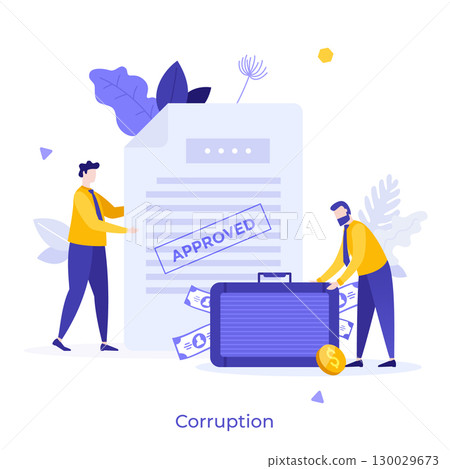 Modern Business Character Concept. Vector Illustration 130029673