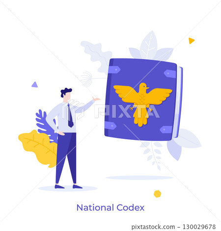 Modern Business Character Concept. Vector Illustration 130029678