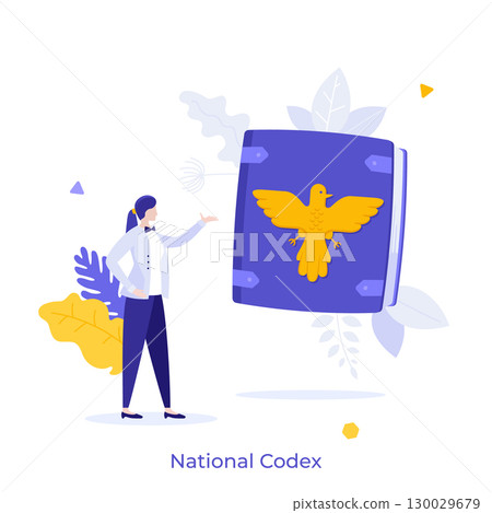 Modern Business Character Concept. Vector Illustration Modern Business Character Concept. Vector Illustration 130029679
