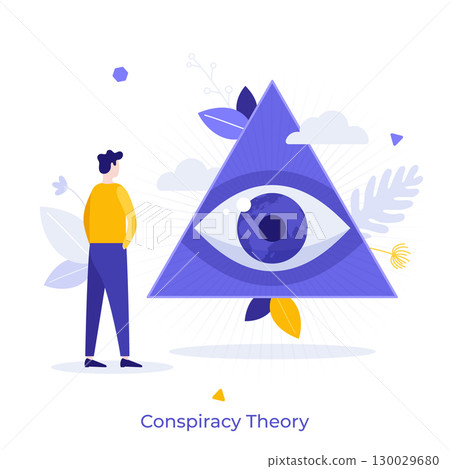 Modern Business Character Concept. Vector Illustration Modern Business Character Concept. Vector Illustration 130029680