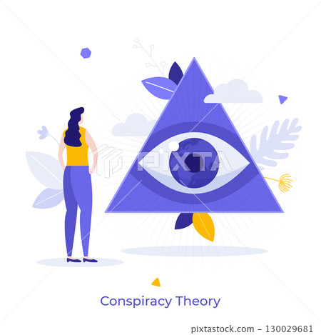 Modern Business Character Concept. Vector Illustration Modern Business Character Concept. Vector Illustration 130029681
