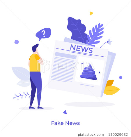 Modern Business Character Concept. Vector Illustration 130029682