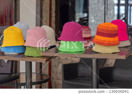 Knitted Lady Bucket Hats 130030041