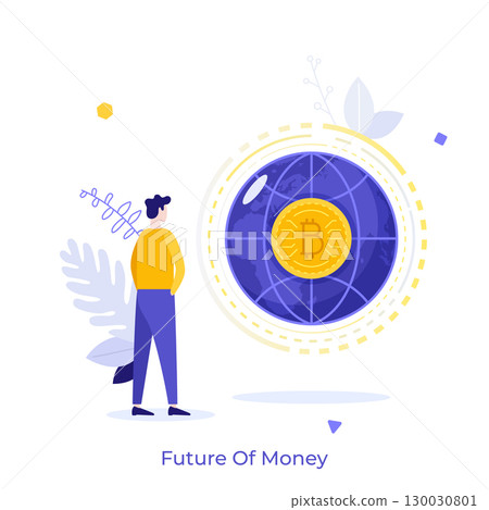 Modern Business Character Concept. Vector Illustration 130030801