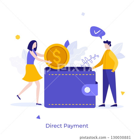 Modern Business Character Concept. Vector Illustration 130030881