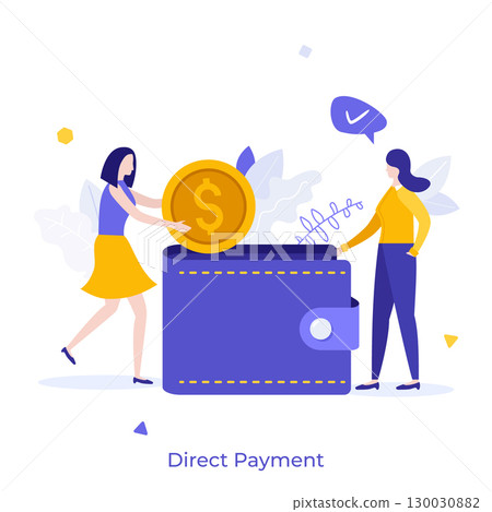 Modern Business Character Concept. Vector Illustration Modern Business Character Concept. Vector Illustration 130030882