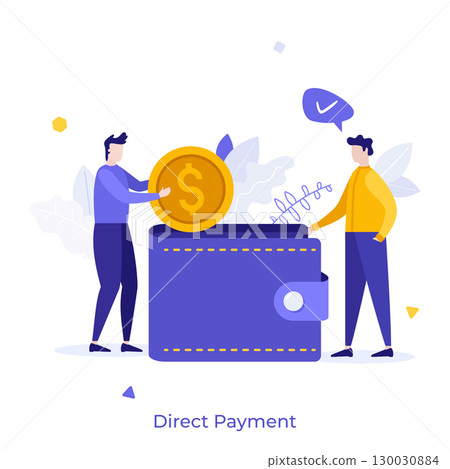 Modern Business Character Concept. Vector Illustration Modern Business Character Concept. Vector Illustration 130030884