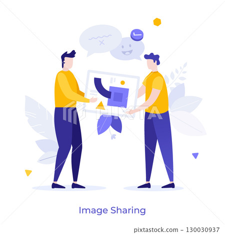 Modern Business Character Concept. Vector Illustration Modern Business Character Concept. Vector Illustration 130030937