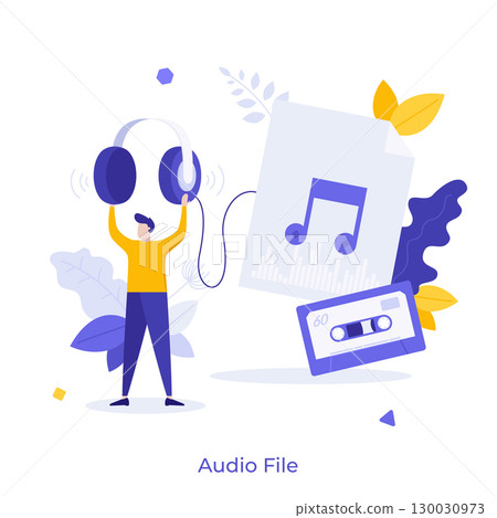 Modern Business Character Concept. Vector Illustration 130030973