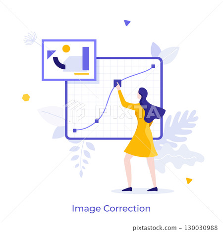 Modern Business Character Concept. Vector Illustration 130030988
