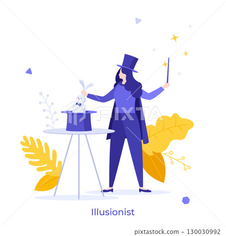 Modern Business Character Concept. Vector Illustration 130030992