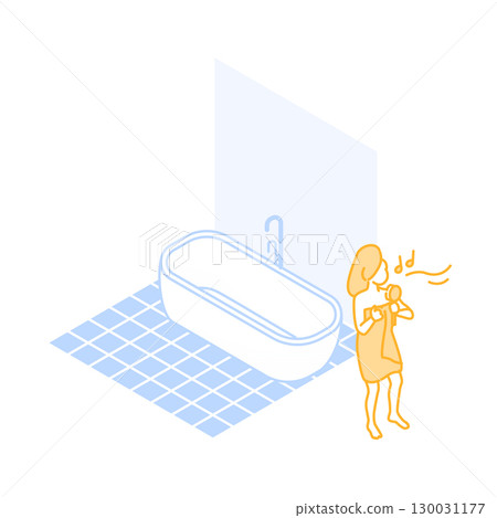 共享房屋的可愛插圖 130031177